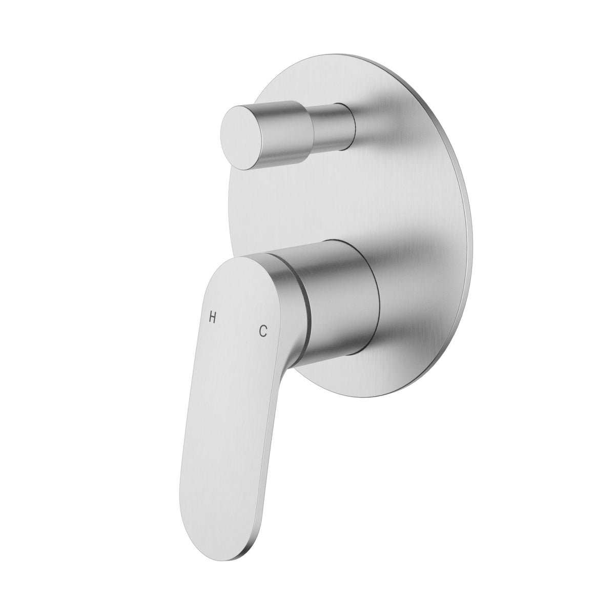 Sulu II Wall Mixer With Diverter Brushed Nickel