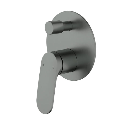 Sulu II Wall Mixer With Diverter Gun Metal