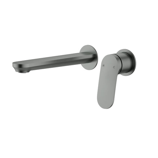 Sulu II Wall Basin Mixer Gun Metal