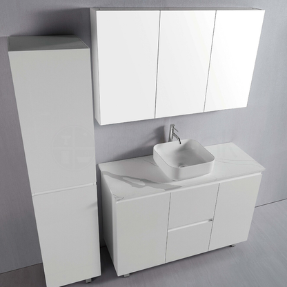 Ivana 1200mm PVC Water Proof Bathroom Vanity Calacatta Quartz Stone