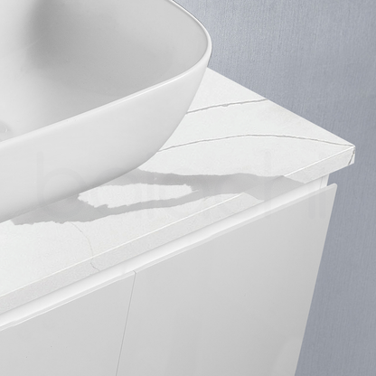 Ivana 600mm PVC Water Proof Bathroom Vanity Calacatta Quartz Stone