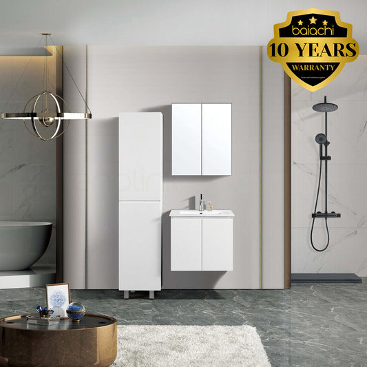 Ivana 600mm PVC Water Proof Wall Hung Bathroom Vanity Cabinet