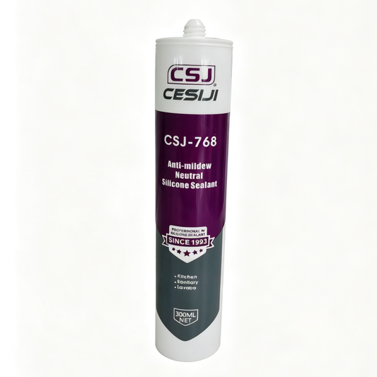 Baiachi Kitchen and Bathroom Silicone White Acid Free Mould Resistance 300ml