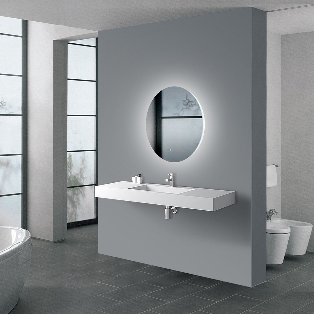 Led Mirror D600mm