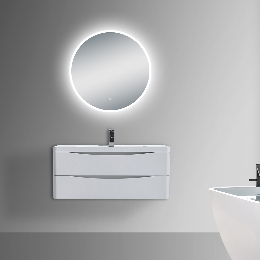 Led Mirror D600mm