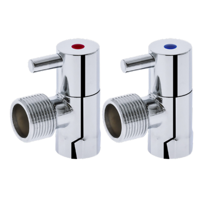Washing Machine Stop Mini Ceramic Disc Lever Handle Pair Lead Free