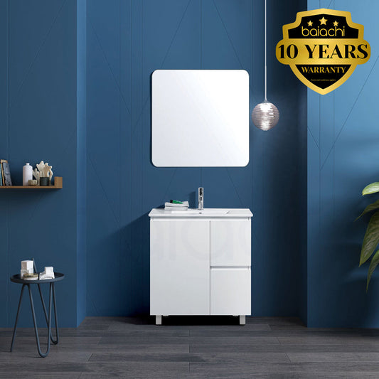 Lucena 750mm Slim Right Drawer PVC Water Proof Bathroom Vanity Cabinet