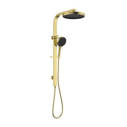 Sulu II Round Multi Function Shower Set Brushed Gold