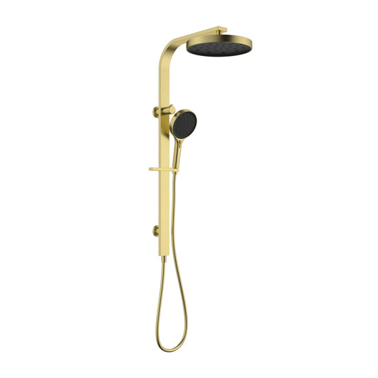 Sulu II Round Multi Function Shower Set Brushed Gold