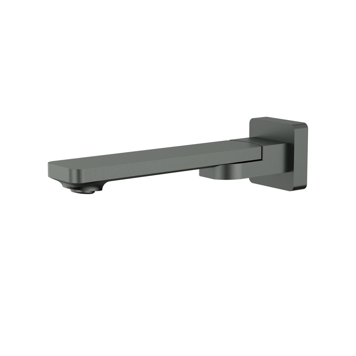 Ruki 220mm Swivel Bath Spout Gun Metal