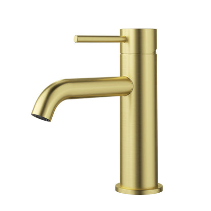 Otus Slimline SS Basin Mixer Brushed Gold