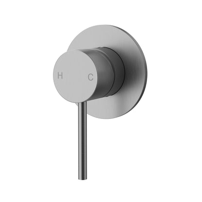 Otus Slimline SS Wall Mixer Brushed Nickel