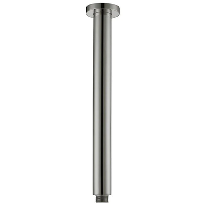 Round Ceiling Shower Arm 300mm Brushed Nickel