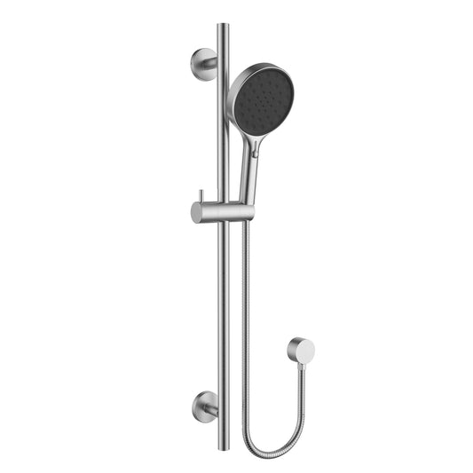 Sulu II Round Sliding Shower Set Brushed Nickel