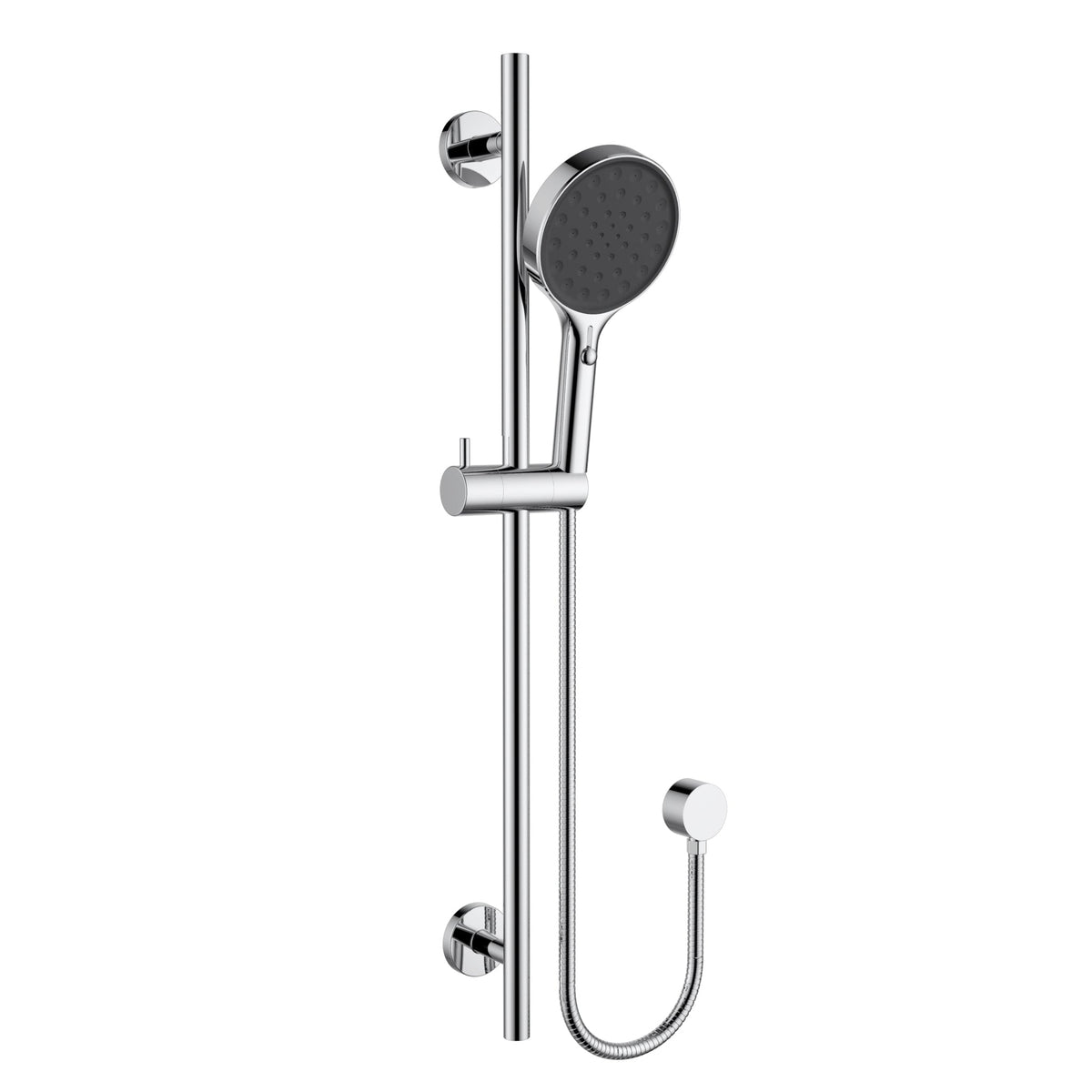 Sulu II Round Sliding Shower Set Chrome