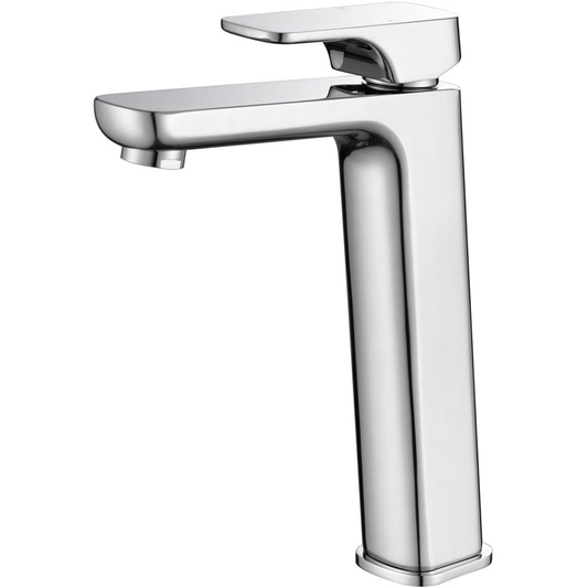 Eden Soft Square High Rise Basin Mixer Chrome