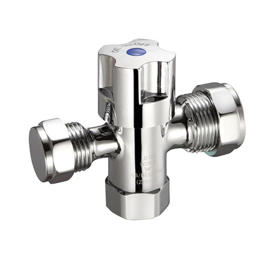 Fitquik Dual Isolation Stop 1/4 Turn Ceramic Disc Male Lead Free