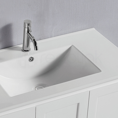 Shaker 1200mm Plywood Bathroom Vanity Ceramic Basin
