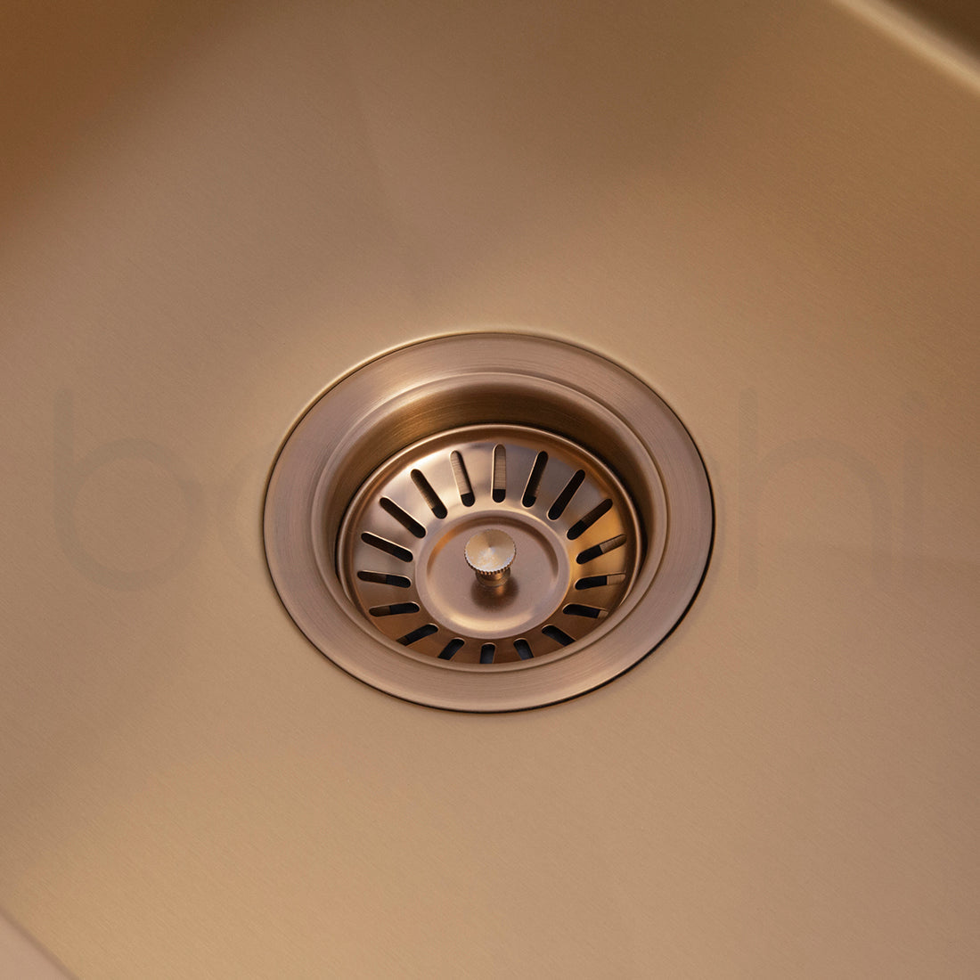 Baiachi 650x450 Handmade Kitchen and Laundry Stainless Steel Sink Single Bowl Top Undermount Brushed Copper