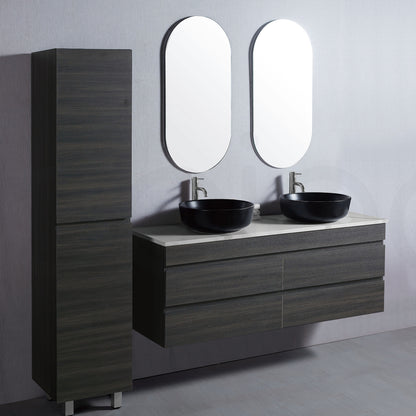 Vellena 1200mm PVC Water Proof Empire Oak Wall Hung Bathroom Vanity Cabinet
