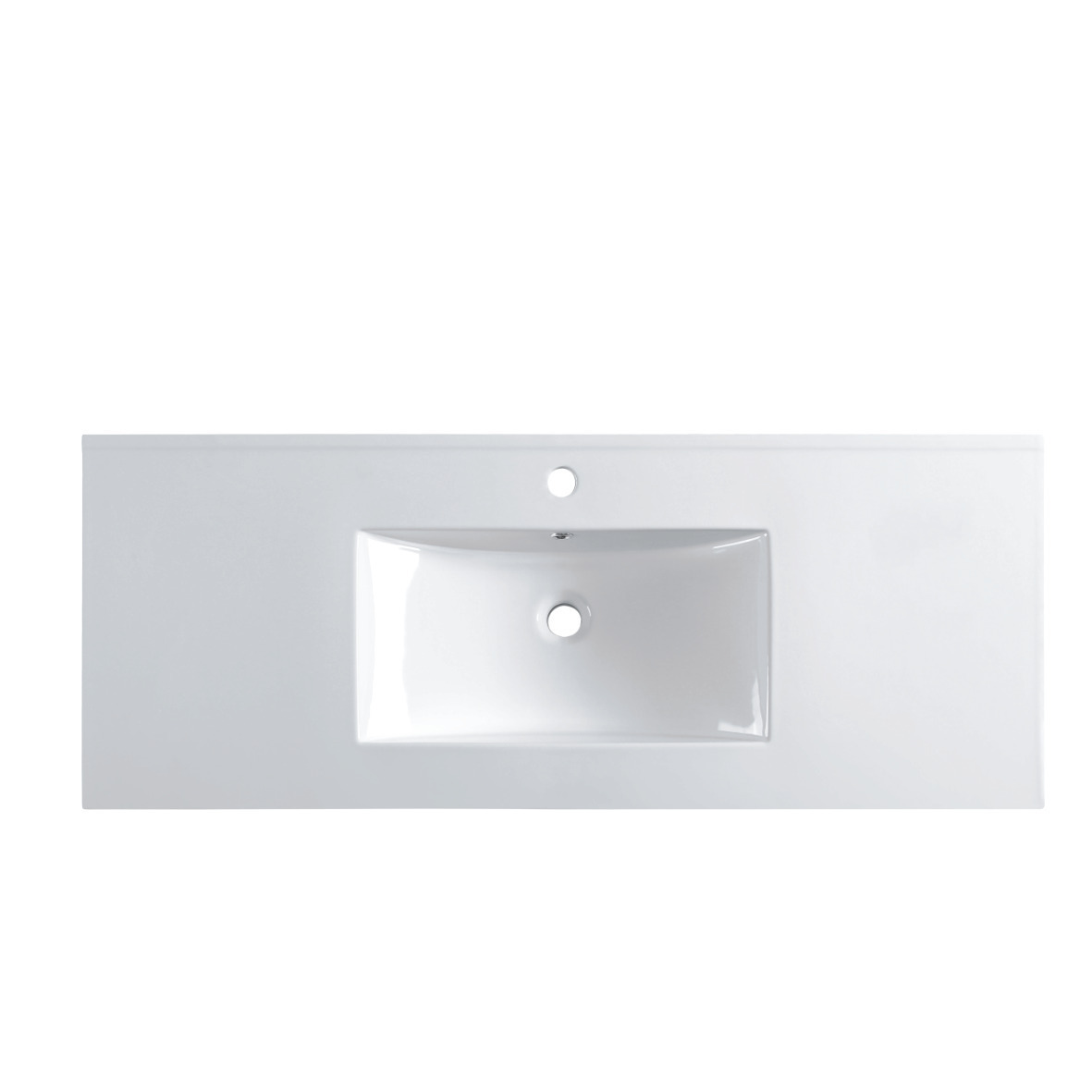 Vellena 1200mm PVC Water Proof Prime Oak Wall Hung Bathroom Vanity Ceramic Basin