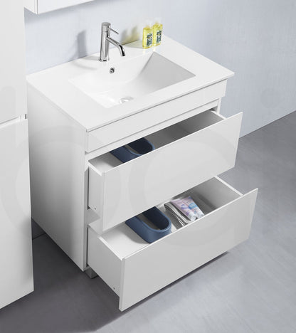 Vellena 750mm PVC Water Proof Bathroom Vanity Ceramic Basin