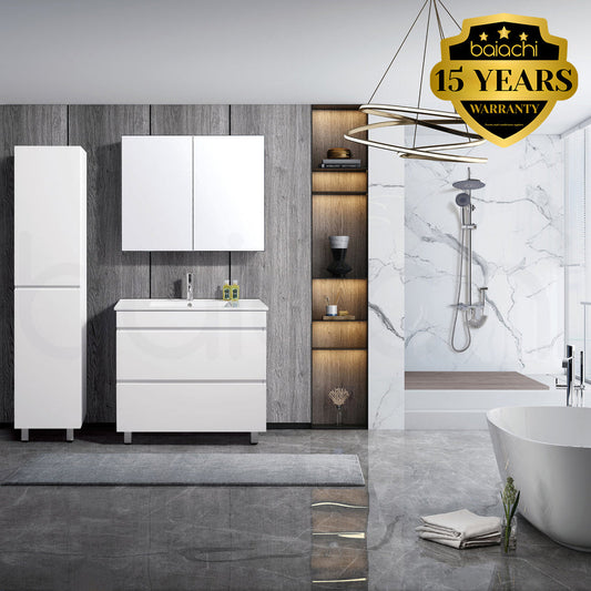 Vellena 900mm Plywood Bathroom Vanity Cabinet