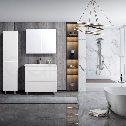 Vellena Plywood 900mm Bathroom Vanity Ceramic Basin