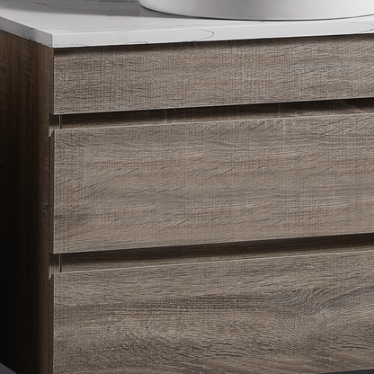 Vellena 900mm PVC Water Proof Wash White Bathroom Vanity Cabinet