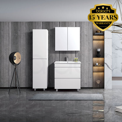 Vellena Plywood 750mm Bathroom Vanity Calacatta Stone