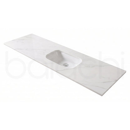 Baiachi 1200mm Calacatta Quartz with Undercounter Stone Ceramic Basin