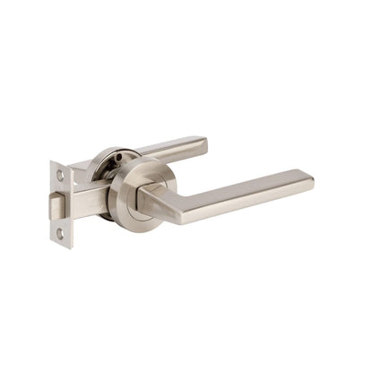 Zanda Vector Passage Set Brushed Nickel