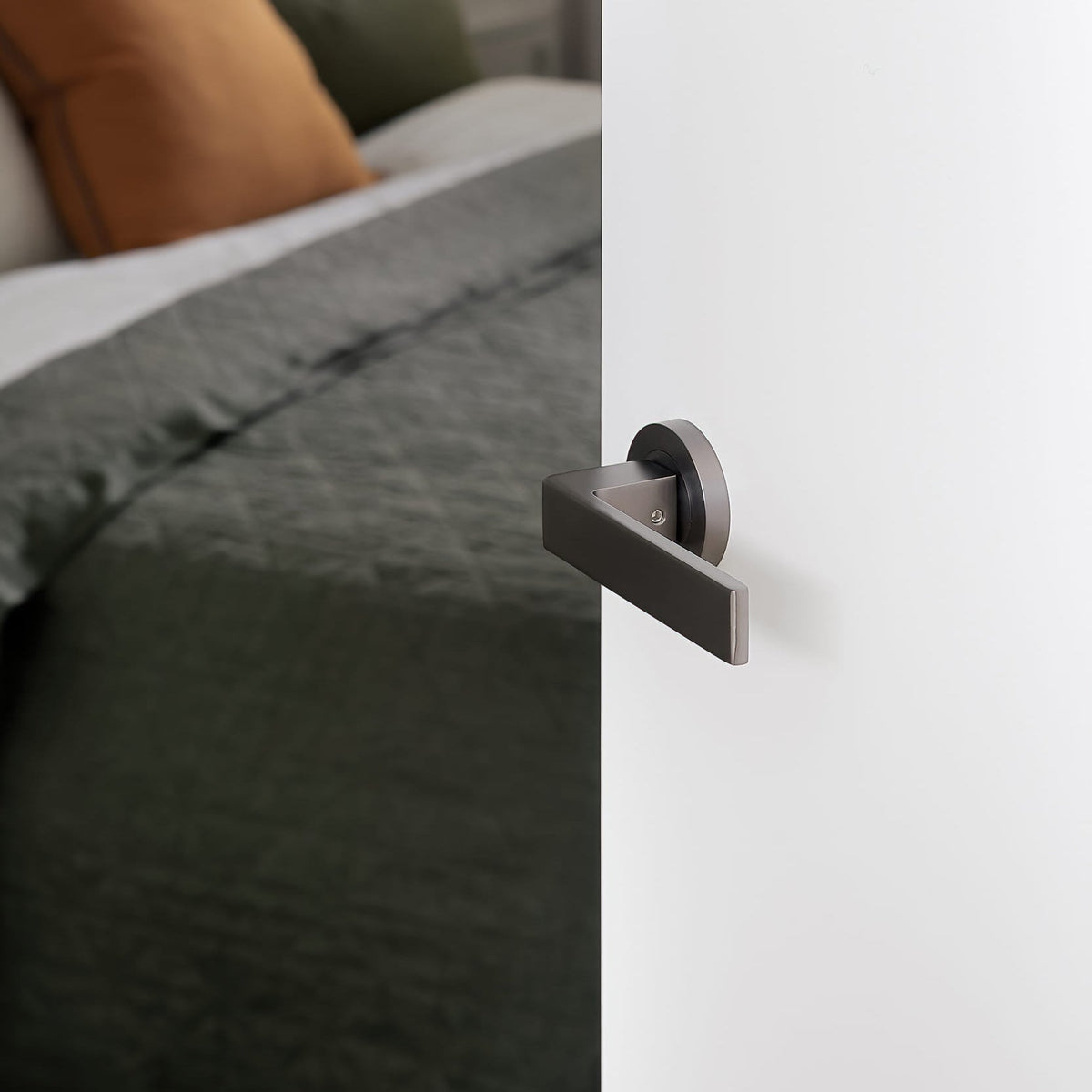 Zanda Boston Privacy Set Graphite Nickel