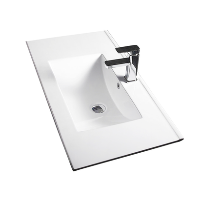 PACKAGE DEAL Windsor 750mm L Bathroom Vanity Wash Basin INCLUDING Mixer & Plugwaste