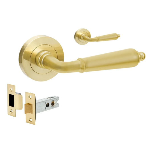 Zanda Oxford Passage Set Satin Brass