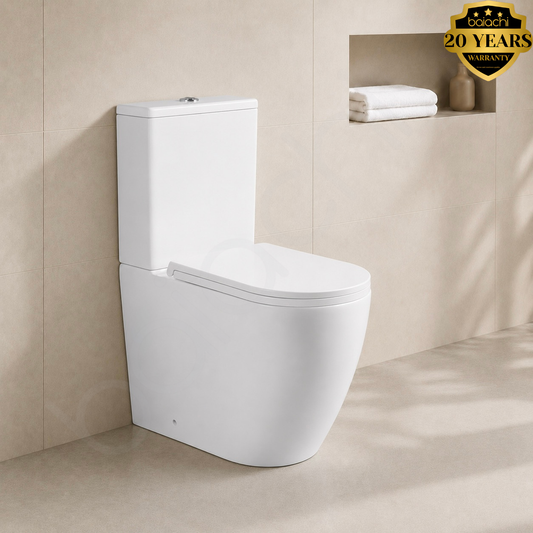 Baiachi Alpha Compact Vortex Rimless Tornado Toilet Suite BTW2