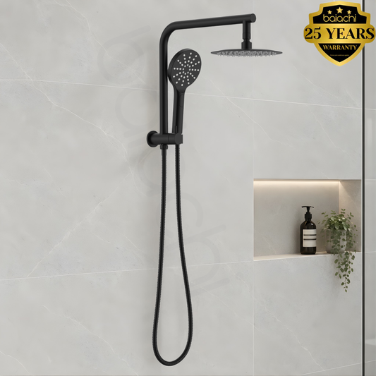Moreton Round Multi Function Shower Matte Black