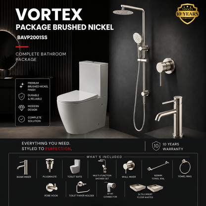 VORTEX PACKAGE BRUSHED NICKEL 2001SS