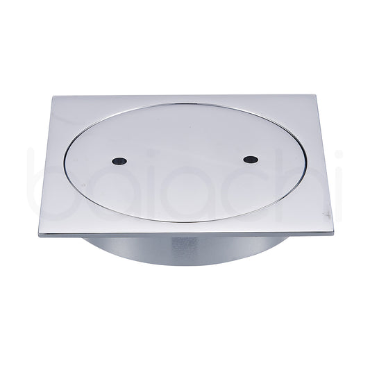 Baiachi Bathroom 100mm Clear Out Floor Waste Chrome