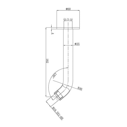 Otus Slimline SS304 Spout Brushed Copper