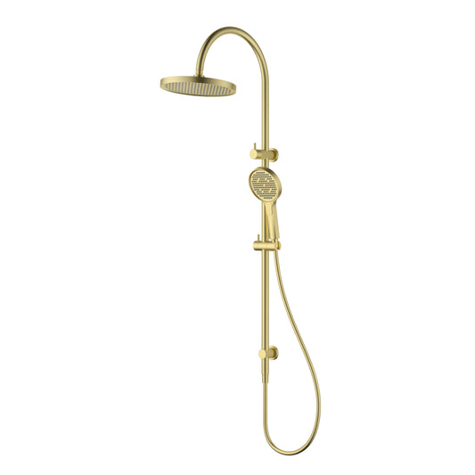 Linie Round Multi-Function Shower Set Brushed Gold 250mm