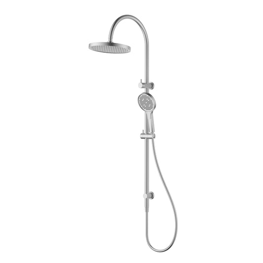 Linie Round Multi-Function Shower Set Brushed Nickel 250mm