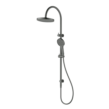 Linie Round Multi-Function Shower Set Gun Metal 250mm