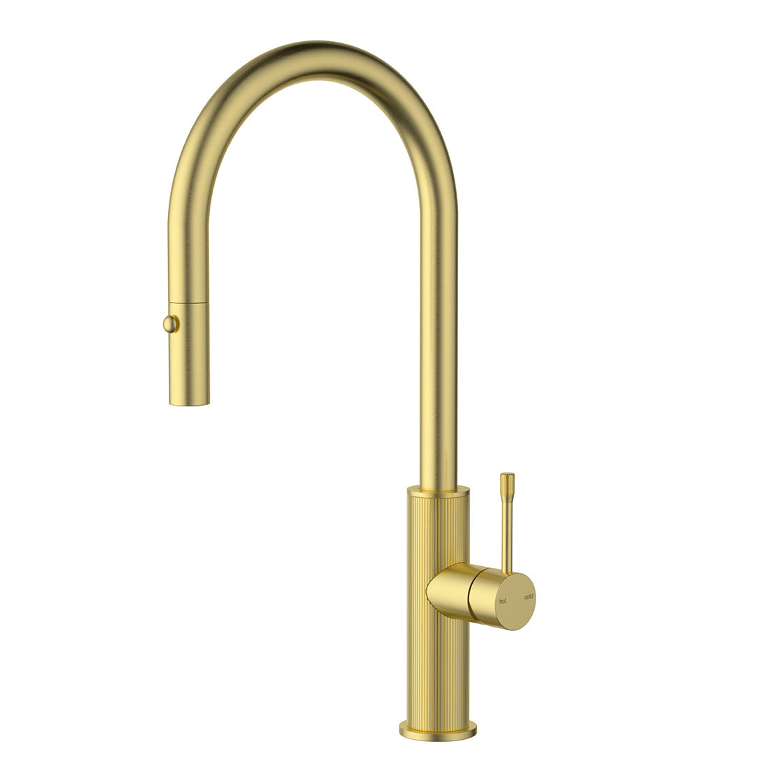 Linie Pull-Out Kitchen And Laundry Sink Mixer Brushed Gold