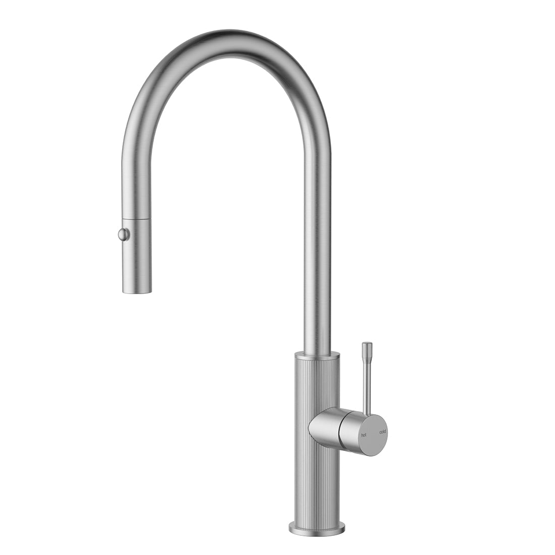 Linie Pull-Out Kitchen And Laundry Sink Mixer Brushed Nickel