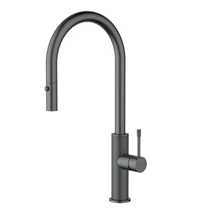 Linie Pull-Out Kitchen And Laundry Sink Mixer Gun Metal
