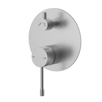 Linie Wall Mixer With Diverter Brushed Nickel
