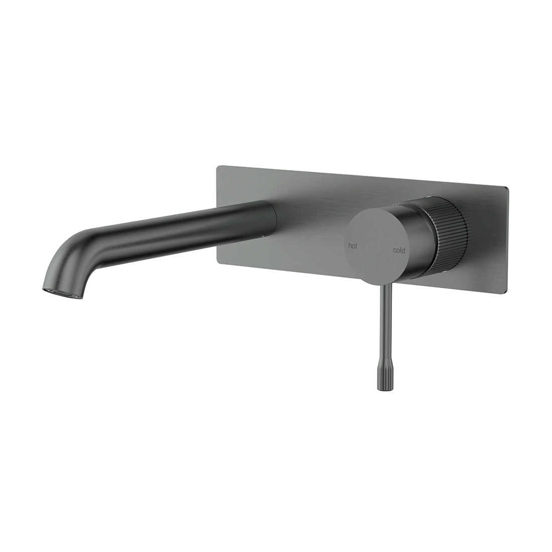 Linie Wall Basin Mixer 220mm Spout Gun Metal