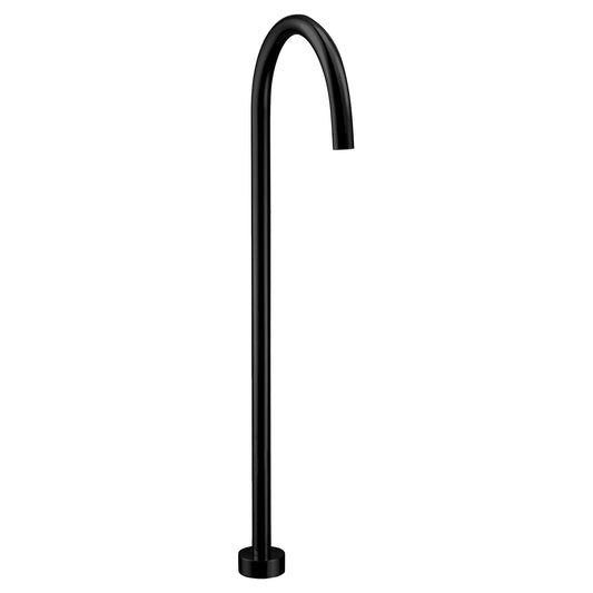 Yale Round Floor Mounted Spout Matte Black