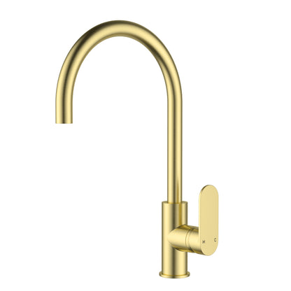 Sora SS Kitchen And Laundry Sink Mixer Brushed Gold
